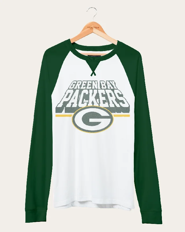 NFL Green Bay Packers Colorblock Long Sleeve Raglan