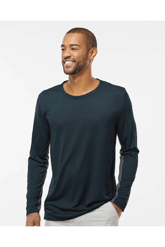 Oakley Mens Team Issue Hydrolix Long Sleeve Crewneck T-Shirt - Blackout