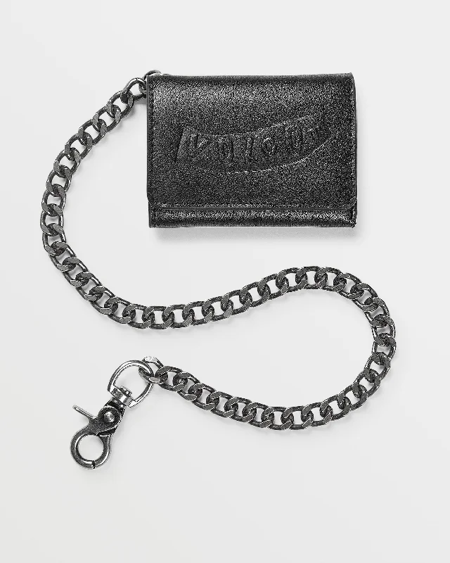 Pistol Leather Wallet - Black