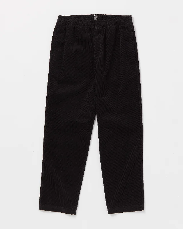 Psychstone Elastic Waist Pants - Black