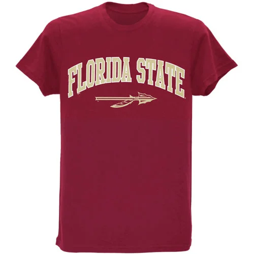 Ragz Adult/Unisex Florida State Spear Value Priced Short Sleeve T-shirt - Garnet