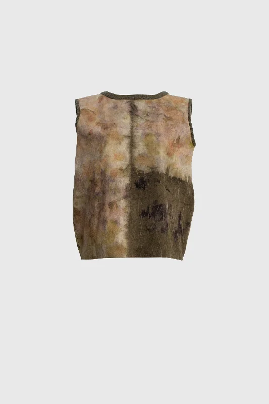 Sleeveless T-shirt - Naturally Dyed - Men's