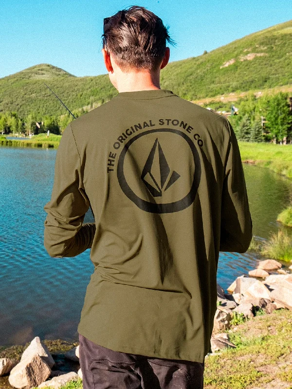 Taunt Long Sleeve UPF 50 Rashguard - Military