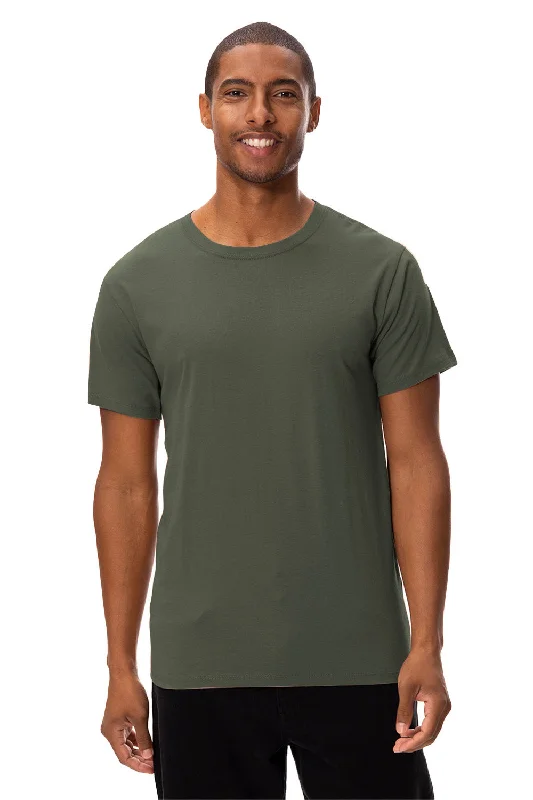 Threadfast Apparel Mens Ultimate Short Sleeve Crewneck T-Shirt - Army Green