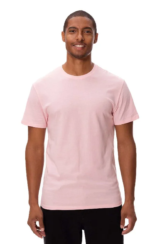 Threadfast Apparel Mens Ultimate Short Sleeve Crewneck T-Shirt - Powder Pink