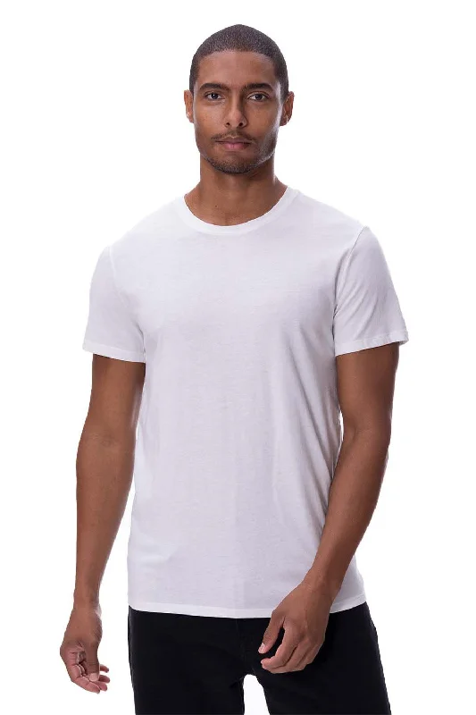 Threadfast Apparel Mens Ultimate NFC Short Sleeve Crewneck T-Shirt - White