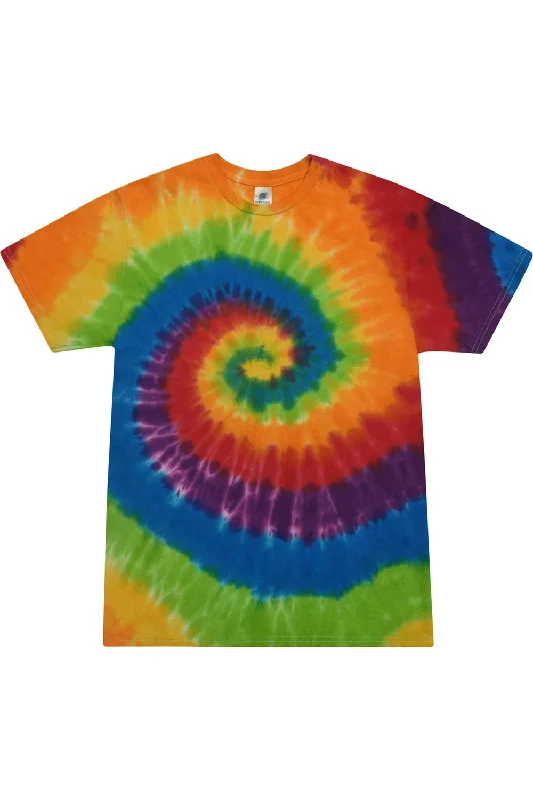 Tie-Dye Mens Short Sleeve Crewneck T-Shirt - Prism