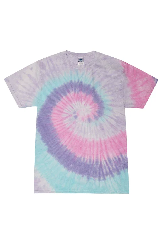 Tie-Dye Mens Short Sleeve Crewneck T-Shirt - Unicorn