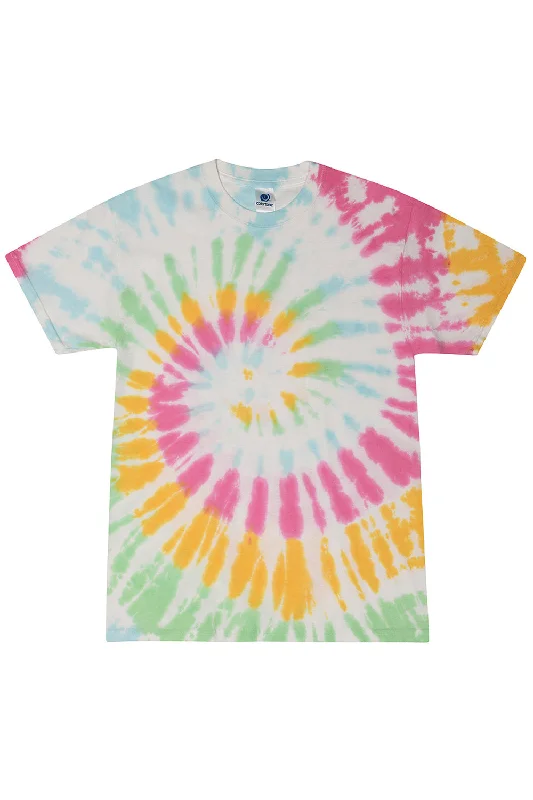 Tie-Dye Mens Short Sleeve Crewneck T-Shirt - Yosemite