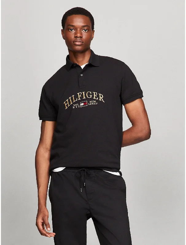 Tommy Hilfiger Men's Regular Fit Hilfiger Polo